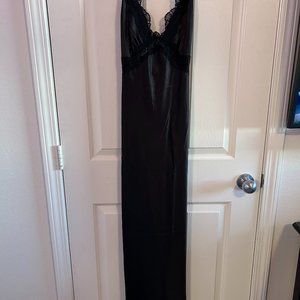 Black floor length dress